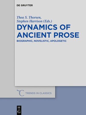 cover image of Dynamics of Ancient Prose
